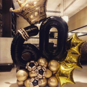 בלונים ליום הולדת 60