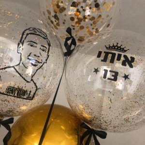 בלונים שקופים לבר מצווה
