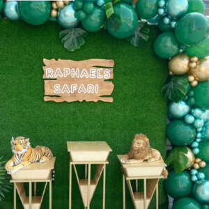 עמדת צילום משולבת בלונים