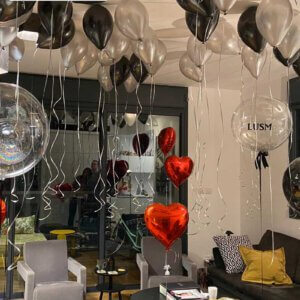 סידור בלונים יוקרתי