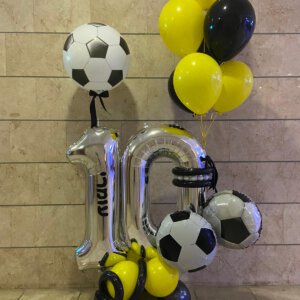 עיצוב בלונים כדורגל