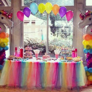 עיצוב שולחן ליום הולדת