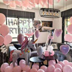 בלונים ליום הולדת גיל 7