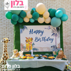 קיר מעוצב ליום הולדת לילדים