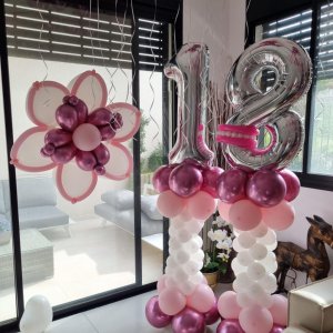 בלונים ליום הולדת לבת 18