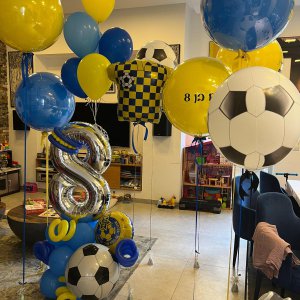 יום הולדת לילד בן 8 בעיצוב כדורגל