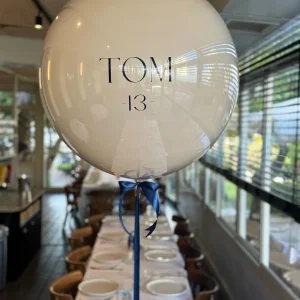 בלון בועה ענק לבר מצווה עם כיתוב אישי